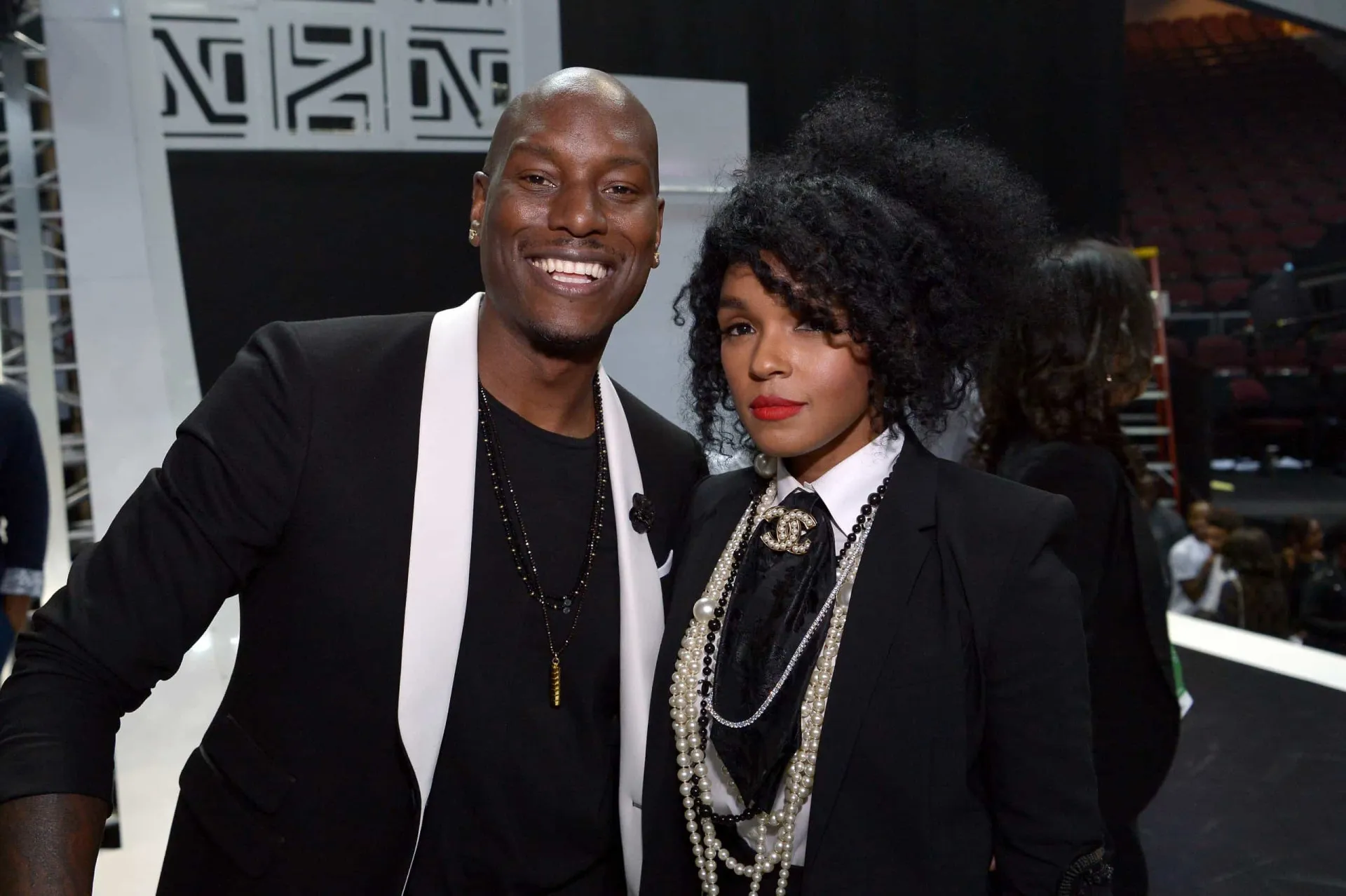 O ator Tyrese Gibson e a cantora Janelle Monáe em fotos separadas.