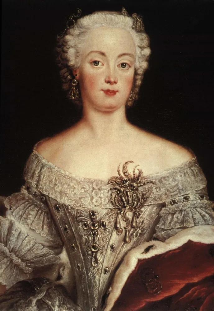 Retrato de Isabel Cristina, a esposa desprezada por Frederico II da Prússia.