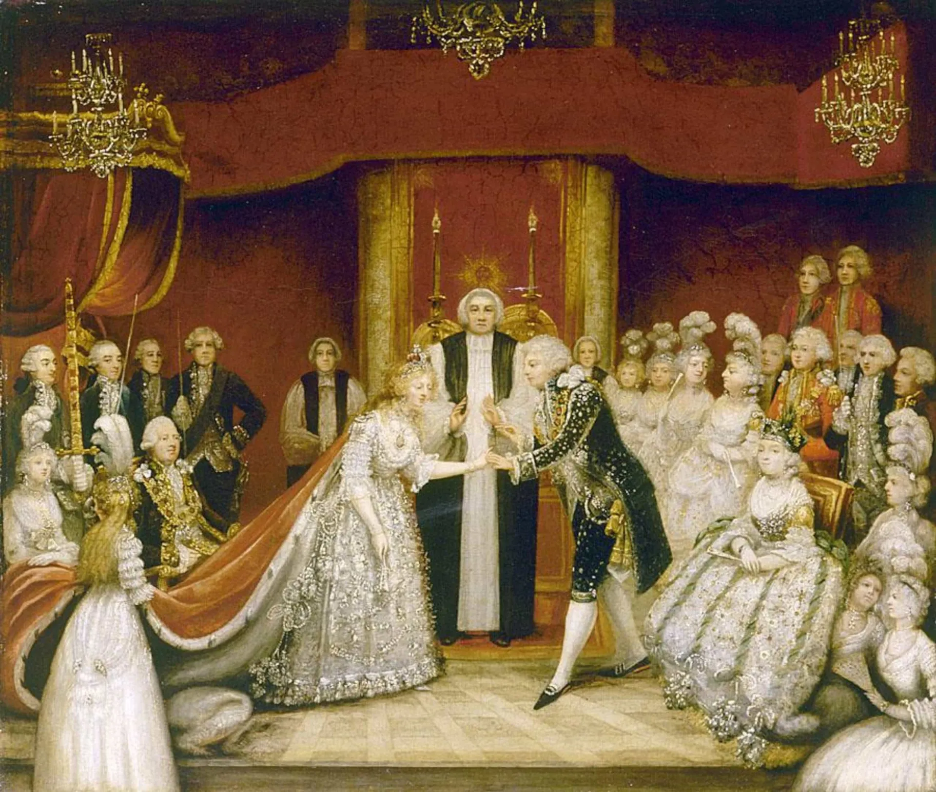 Retrato de Jorge IV, que desmaiou de bêbado na noite de núpcias.