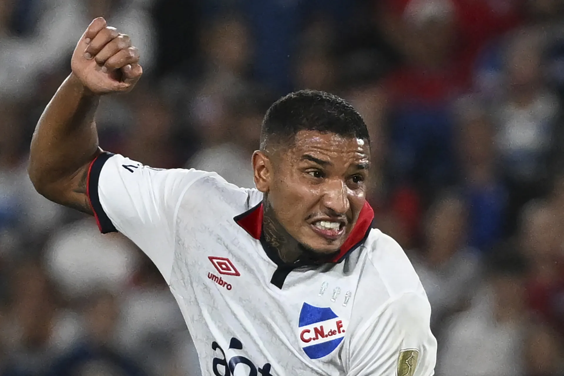 O jogador de futebol uruguaio Juan Manuel Izquierdo.