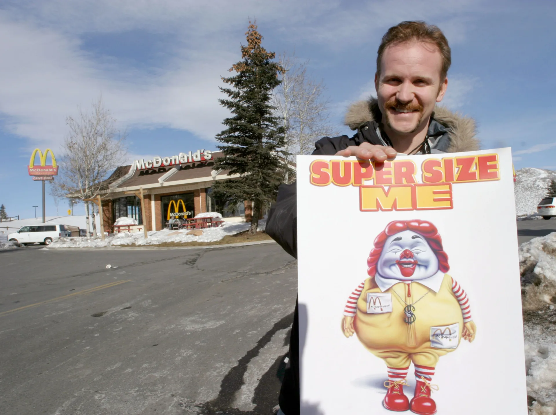 O diretor Morgan Spurlock, de 'Super Size Me'.