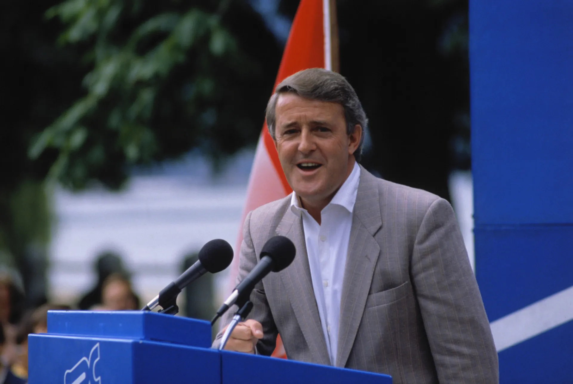 O ex-primeiro-ministro canadense Brian Mulroney.