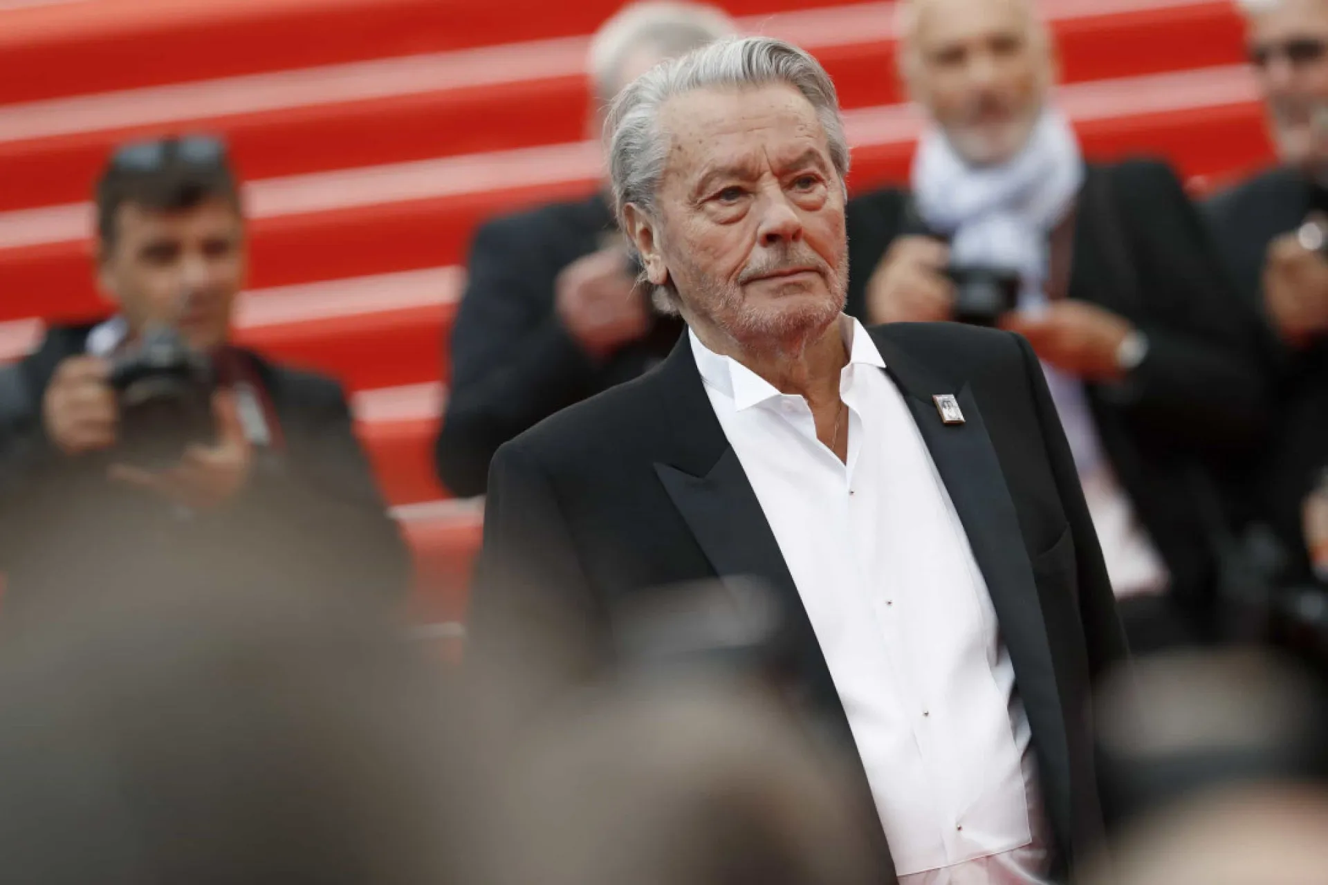 O ícone do cinema francês Alain Delon.