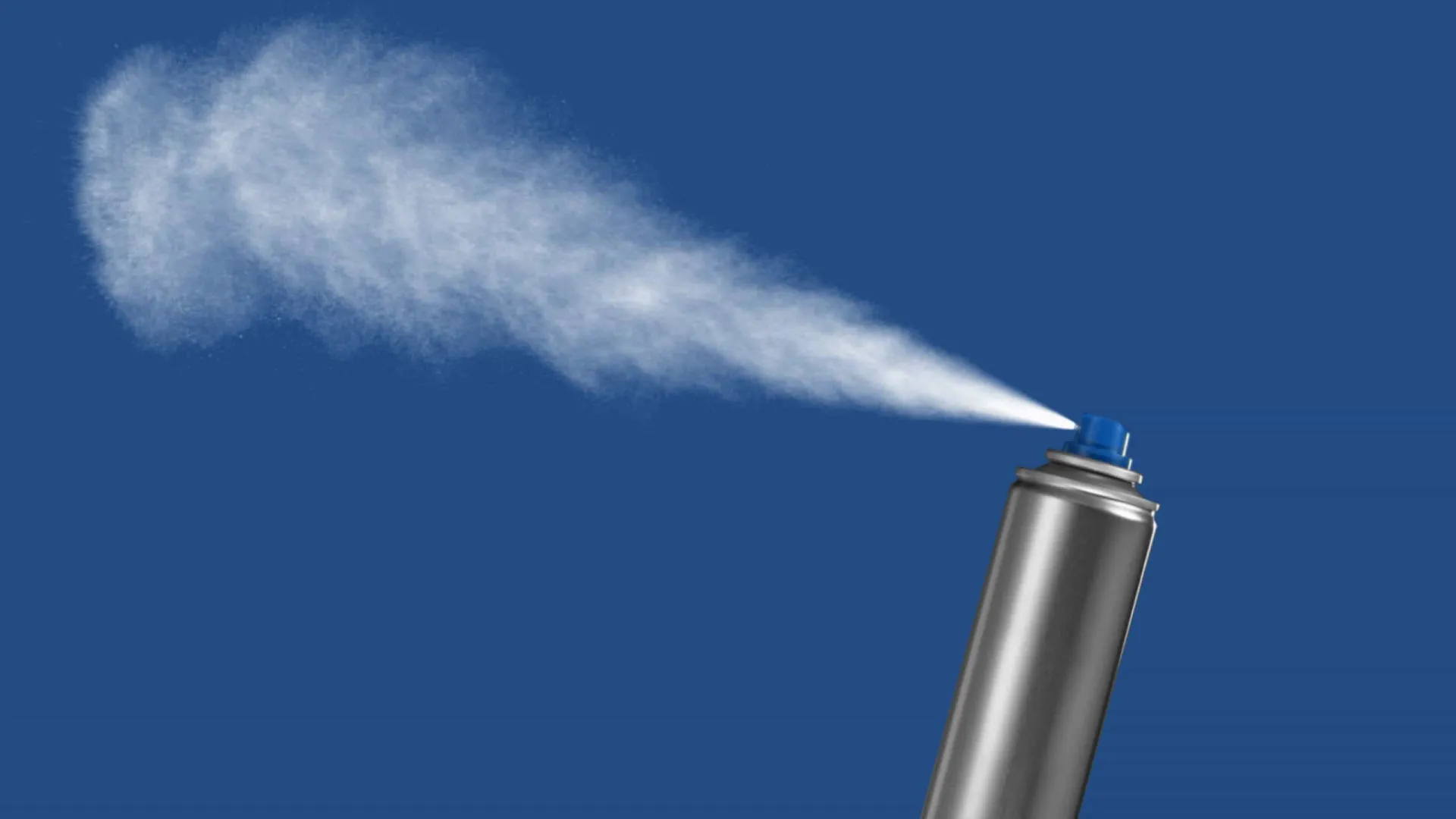 Uma lata de spray aerossol, um dos produtos mais comuns que utilizavam CFCs.