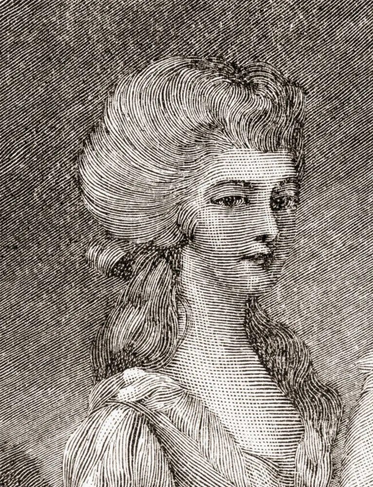 A Princesa Charlotte em uma pintura posterior, já como Rainha de Württemberg.