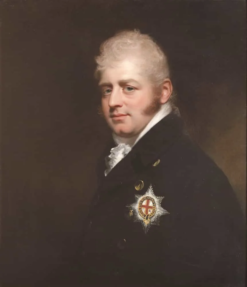 Retrato do Príncipe Adolphus, Duque de Cambridge, supostamente o filho preferido do rei e da rainha.