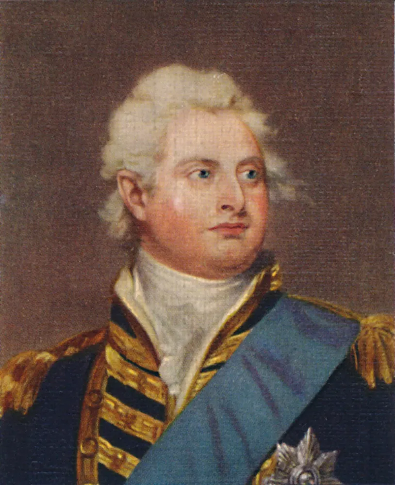 Retrato de William IV, o terceiro filho que se tornou rei contra todas as probabilidades.