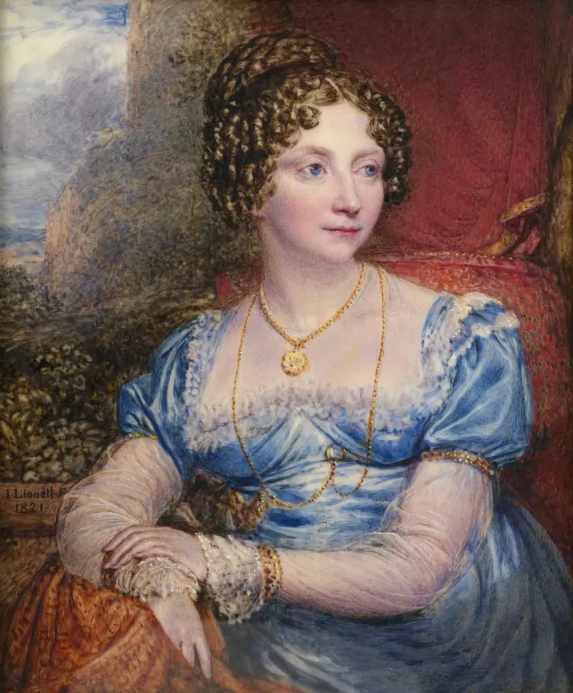 Outro retrato da Princesa Sophia, cuja vida tranquila escondia um grande segredo.