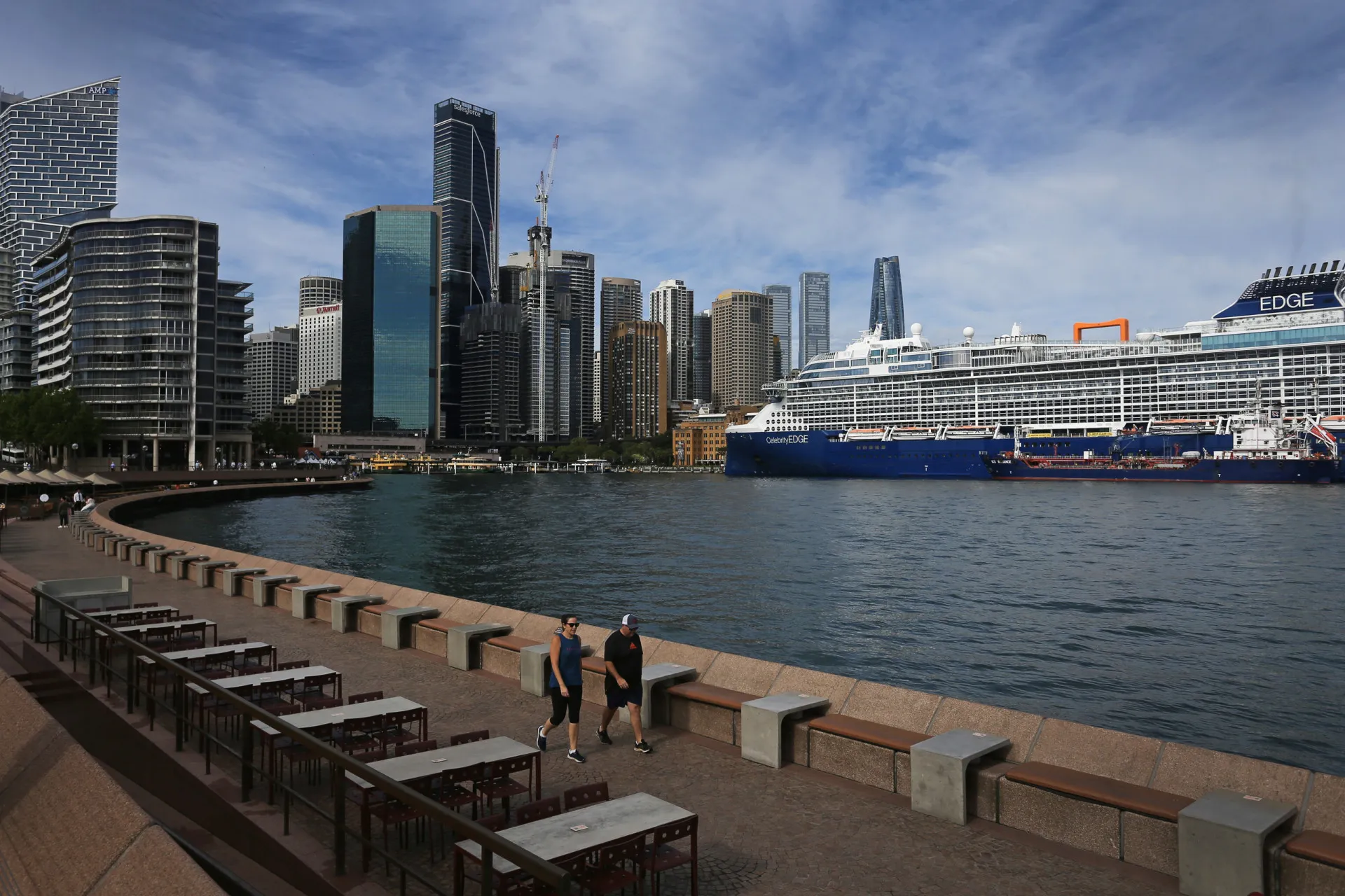 A icônica Ópera de Sydney, na Austrália, um marco da arquitetura moderna.