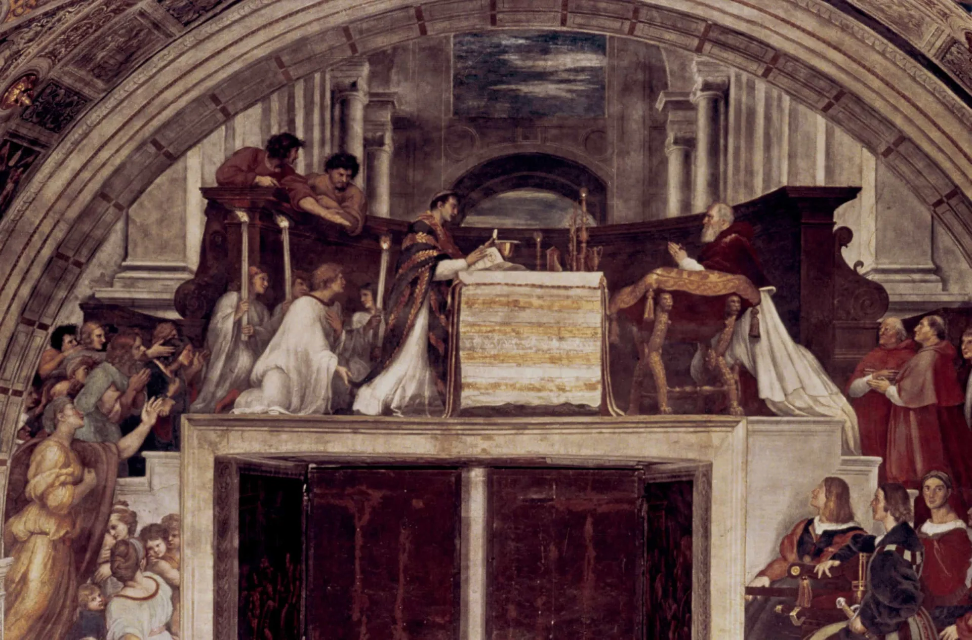 Detalhe de um documento antigo do Vaticano, simbolizando mudanças nas regras e doutrinas.