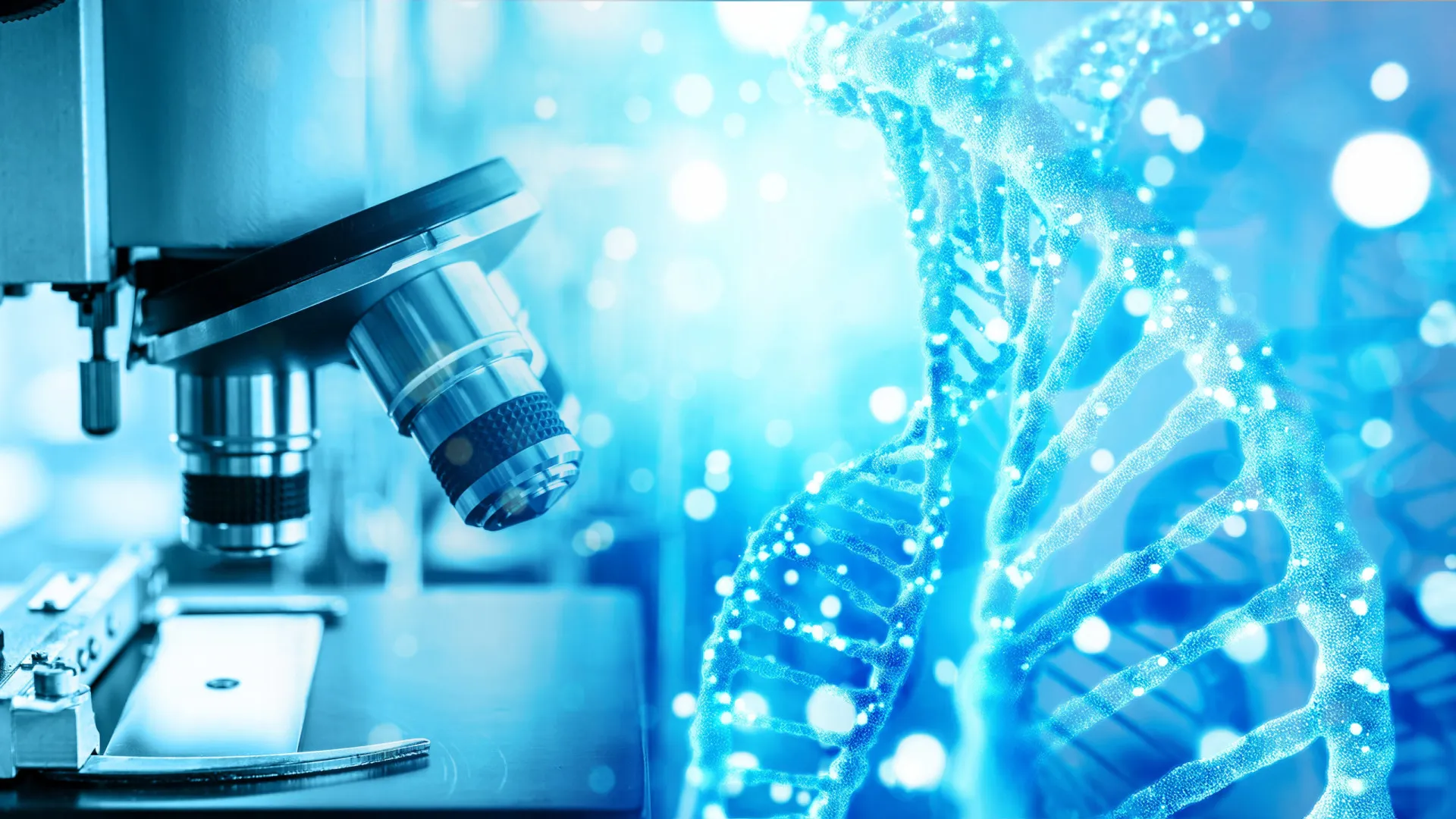 Uma representação de uma fita de DNA, simbolizando o papel dos genes na percepção da dor.