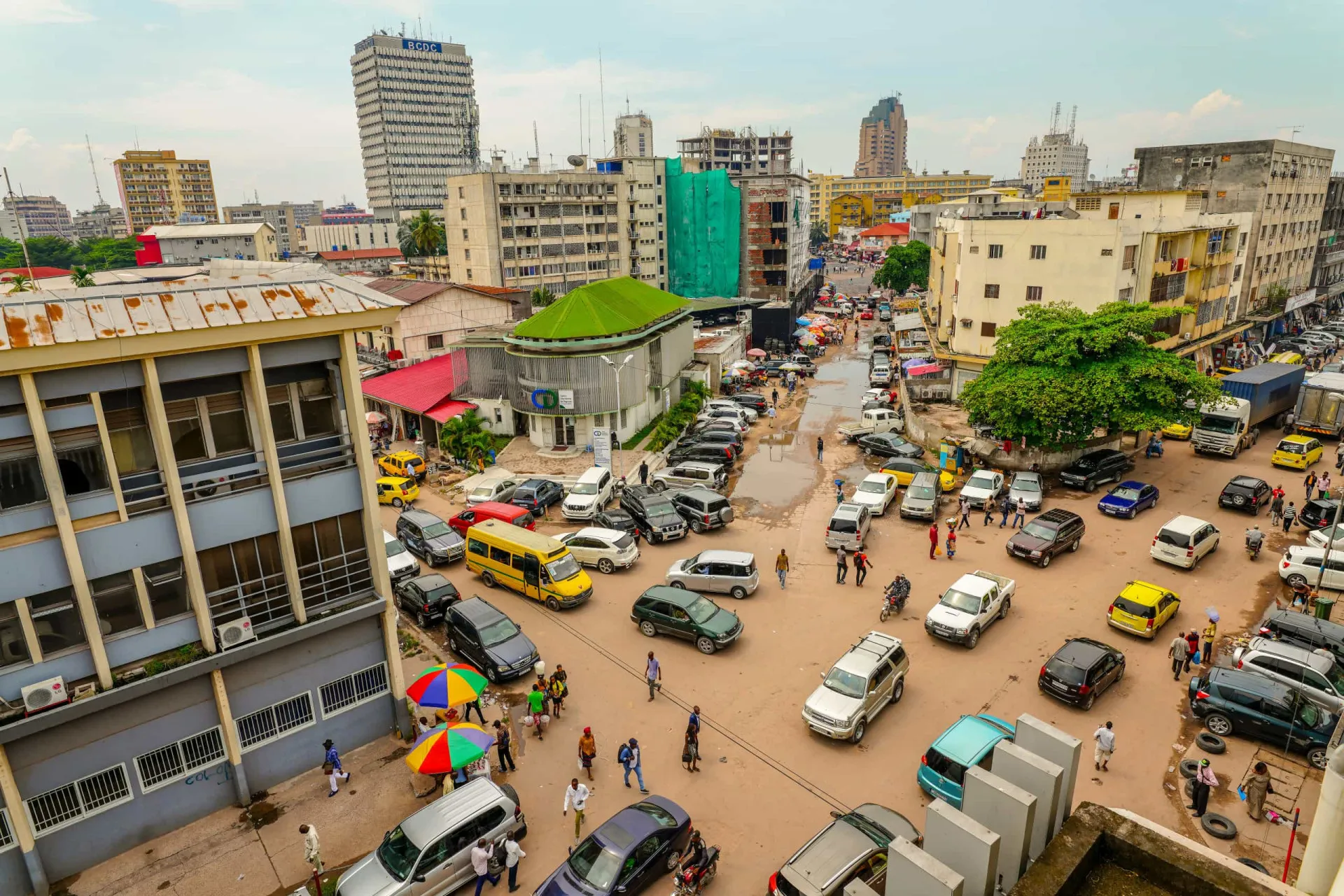 Vulcão Nyiragongo ativo na República Democrática do Congo.