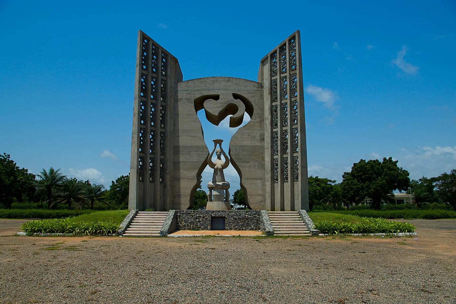 Paisagem rural no Togo.