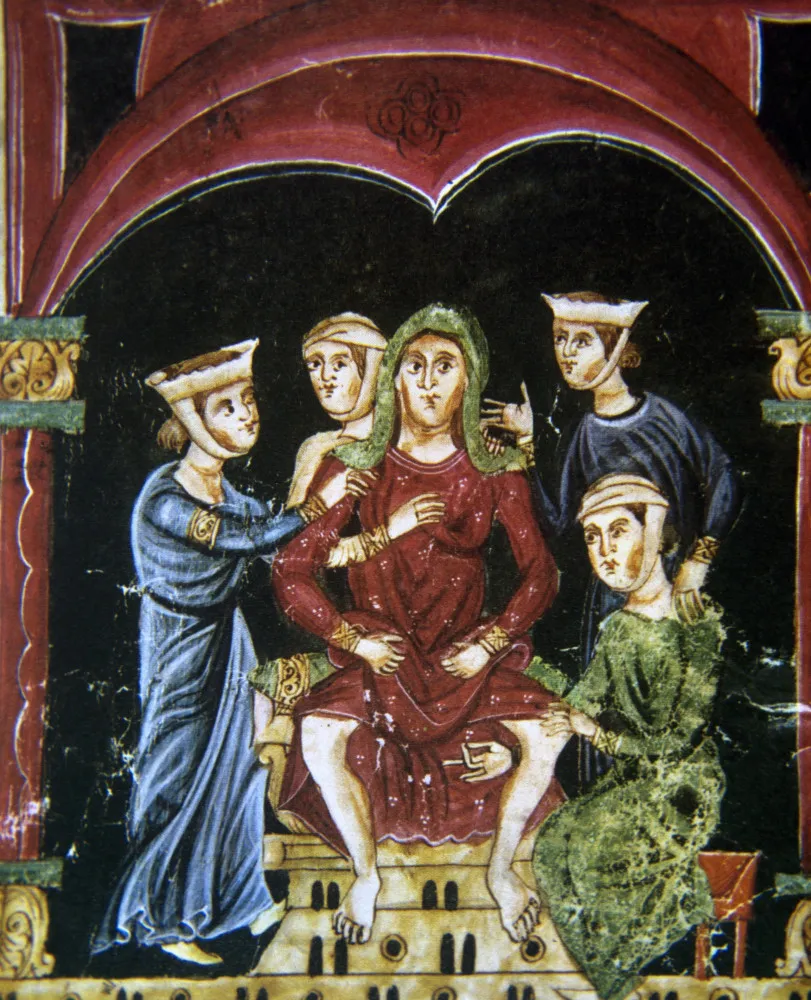 Ilustração de um tribunal do século XVII, onde o caso de Arabella Hunt foi julgado.