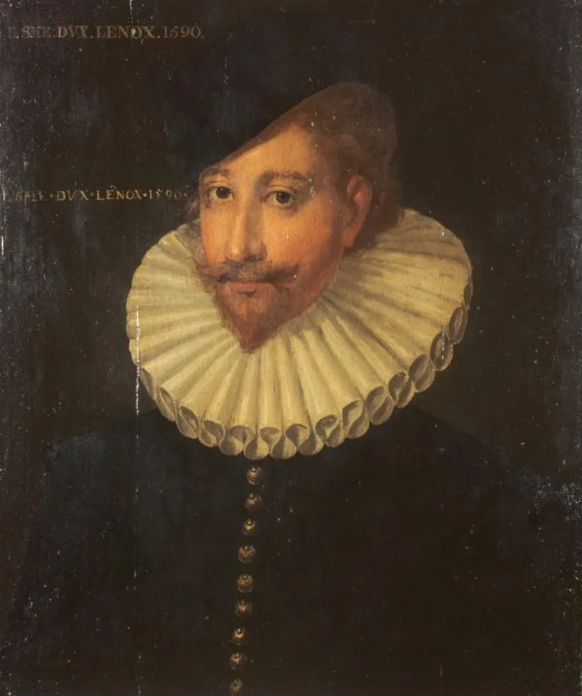 Esmé Stewart, o duque de Lennox, em uma pintura de época.