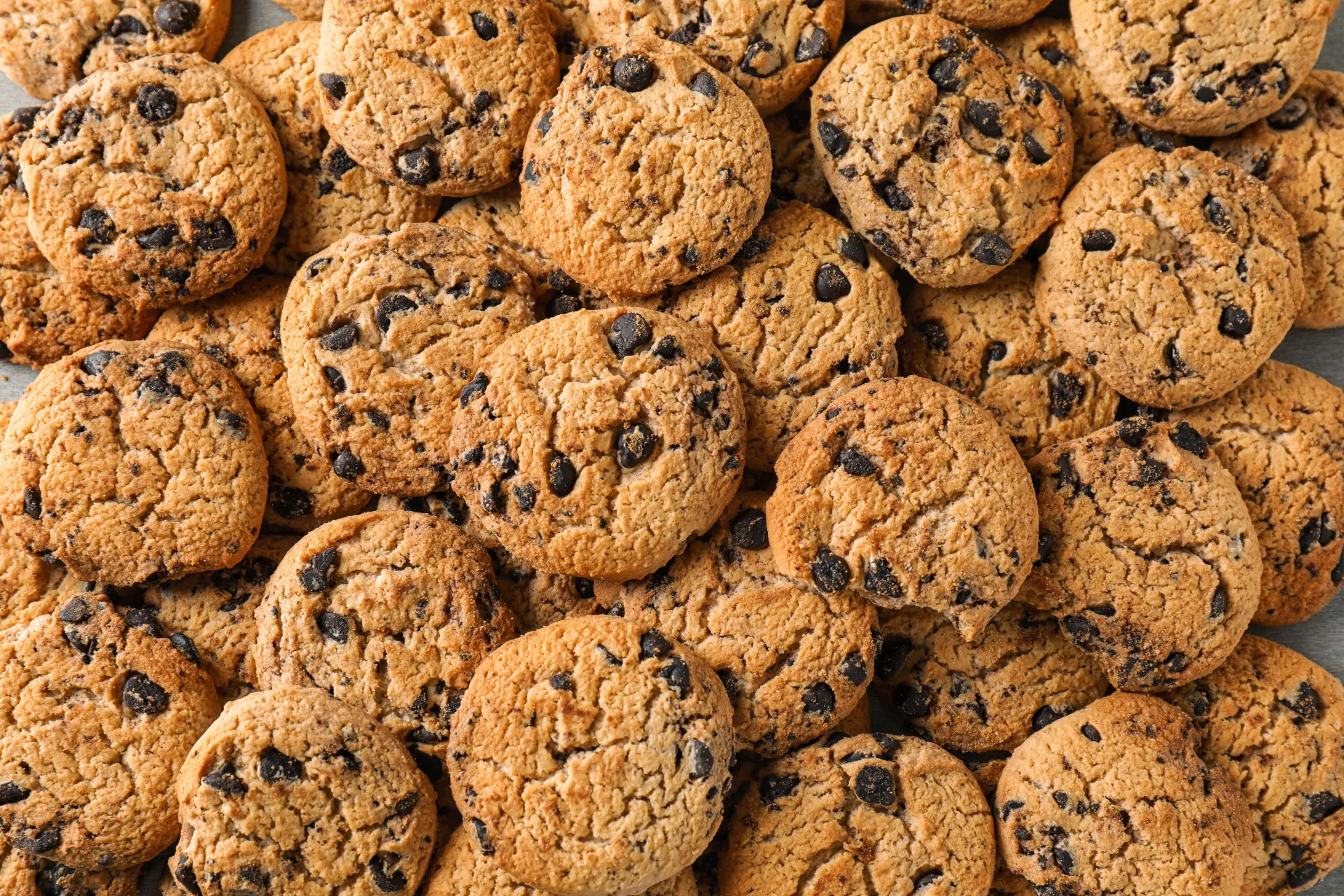 Cookies de aparência saudável, possivelmente uma versão light ou integral.