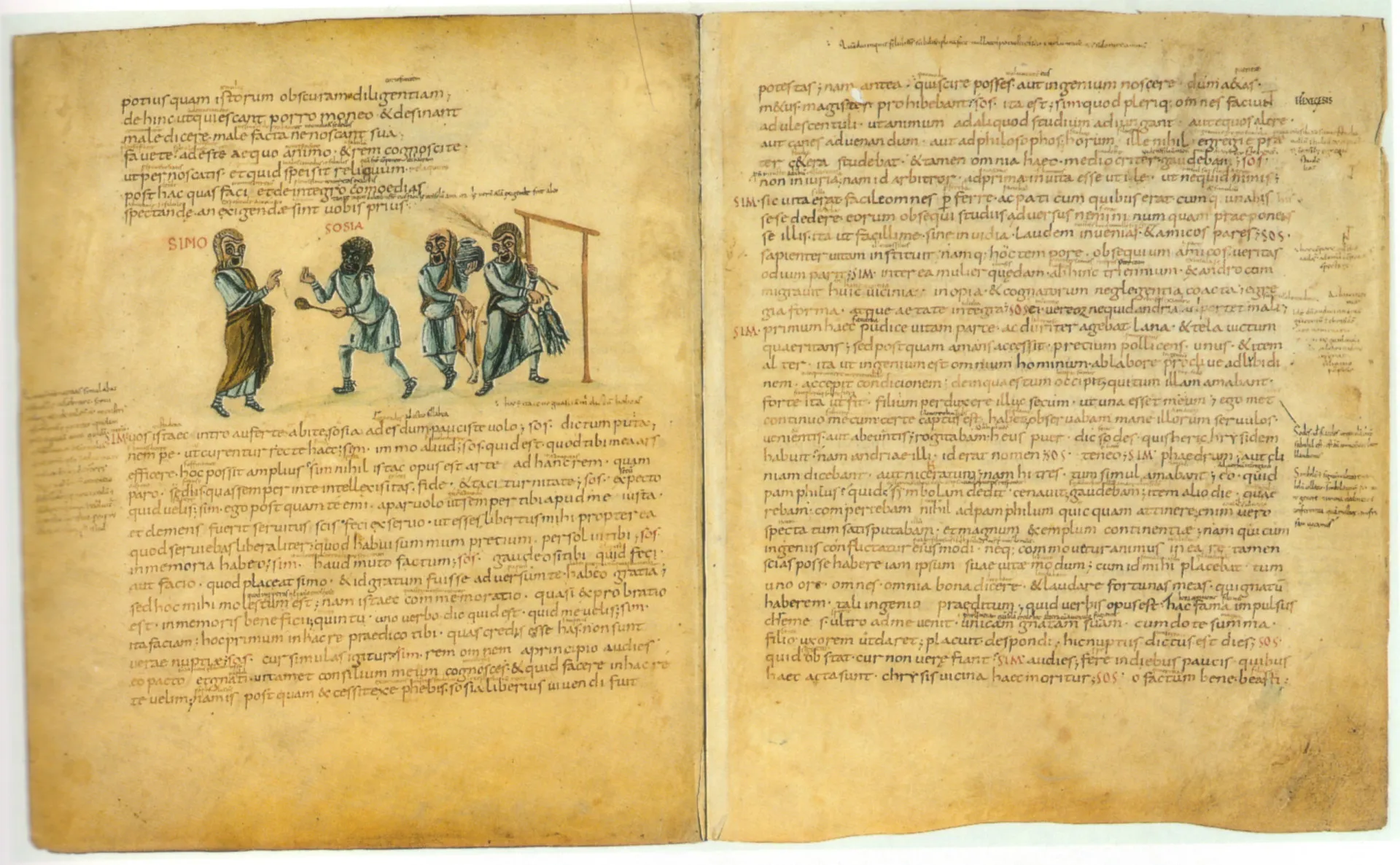Manuscrito antigo da Septuaginta, mostrando o texto em grego koiné.
