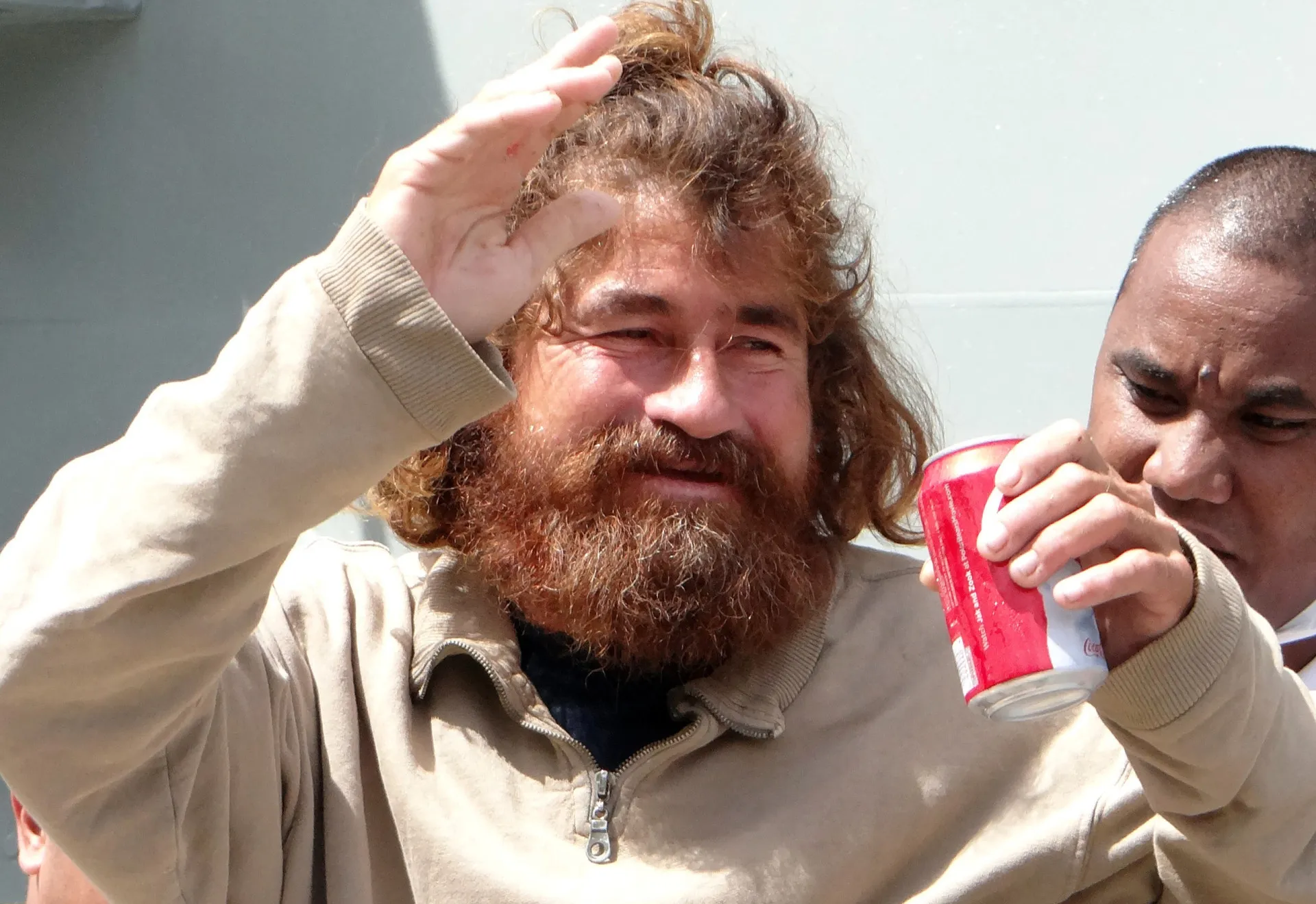 Retrato de José Salvador Alvarenga, o homem que sobreviveu 438 dias perdido no mar.