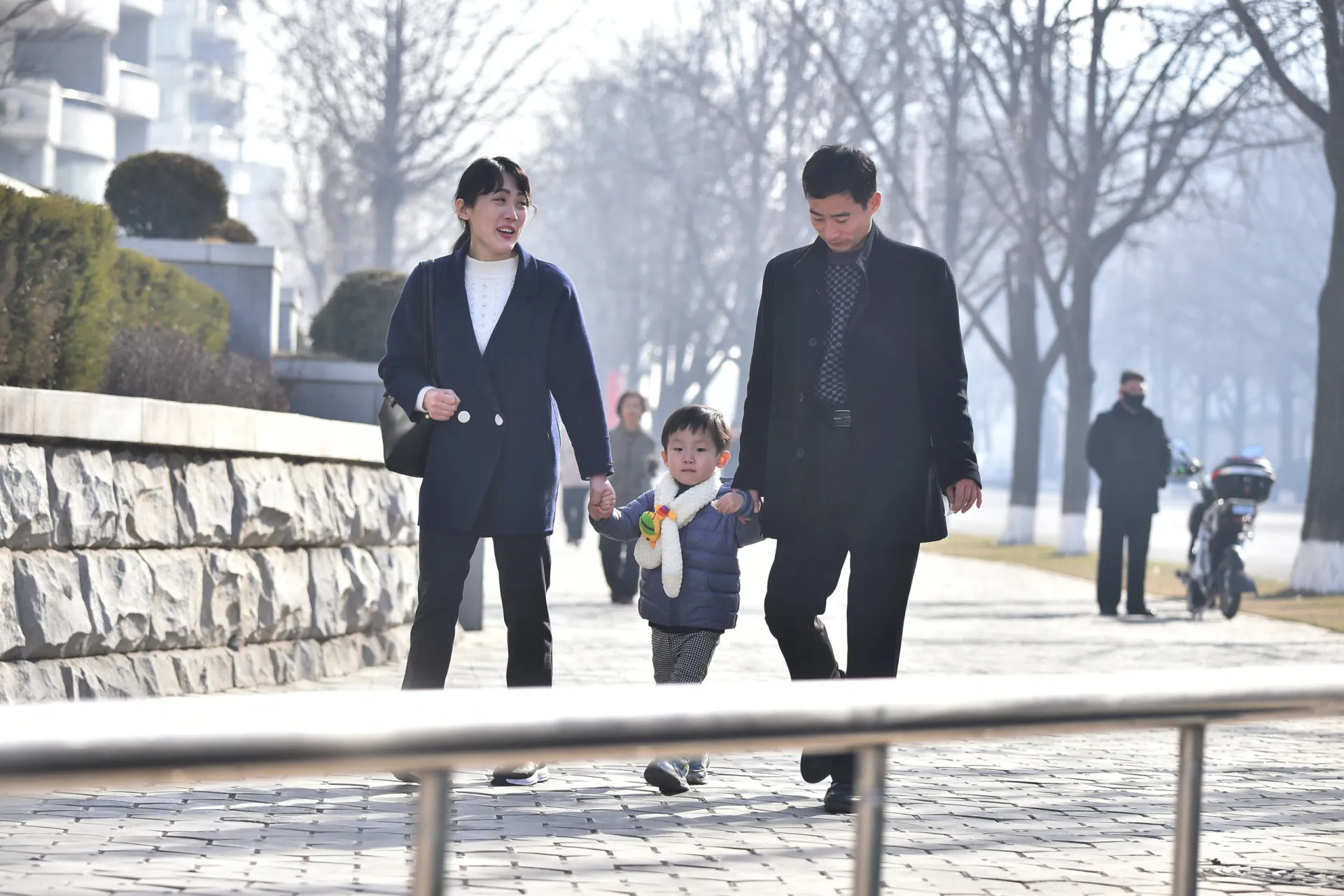 Estátuas gigantes de líderes norte-coreanos em Pyongyang.