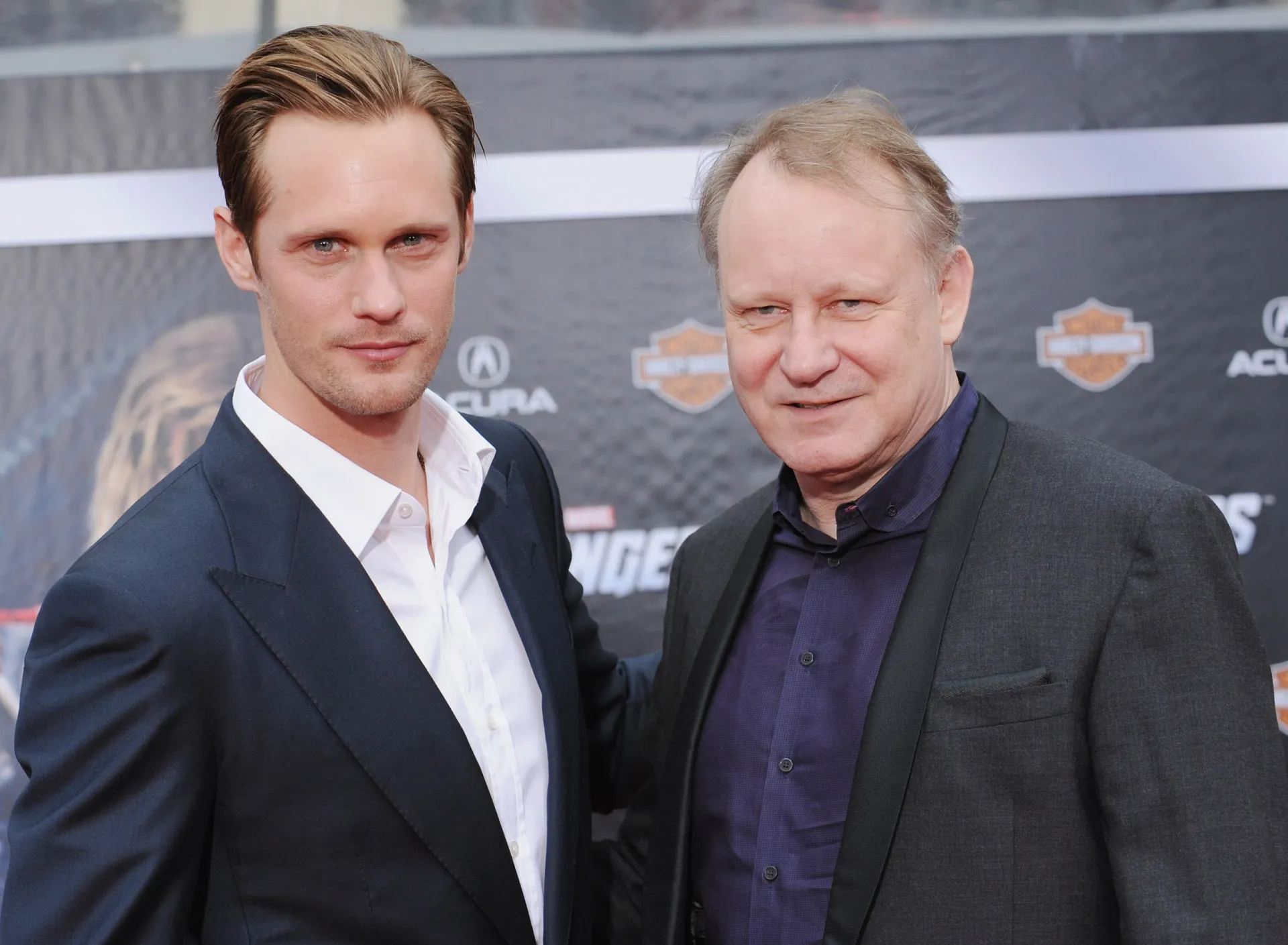 O ator sueco Alexander Skarsgård em um evento.