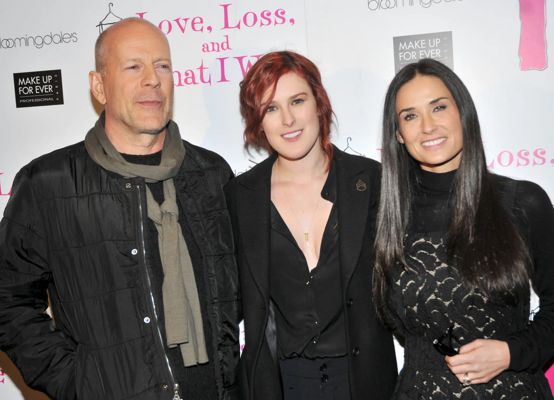 A atriz Rumer Willis, filha de Bruce Willis e Demi Moore.