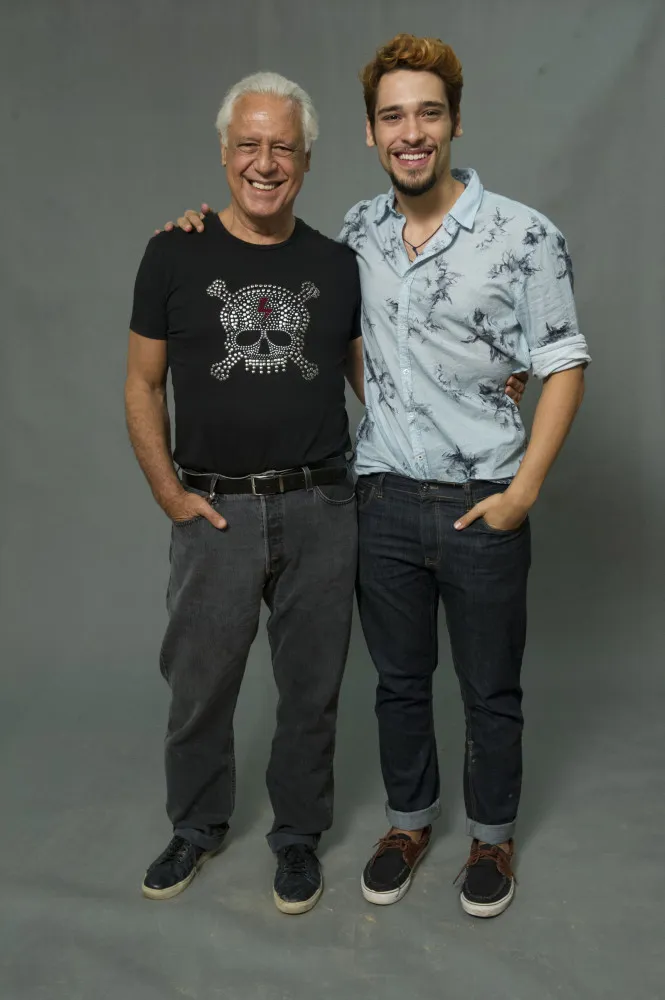 O ator Bruno Fagundes, filho do ator Antônio Fagundes.