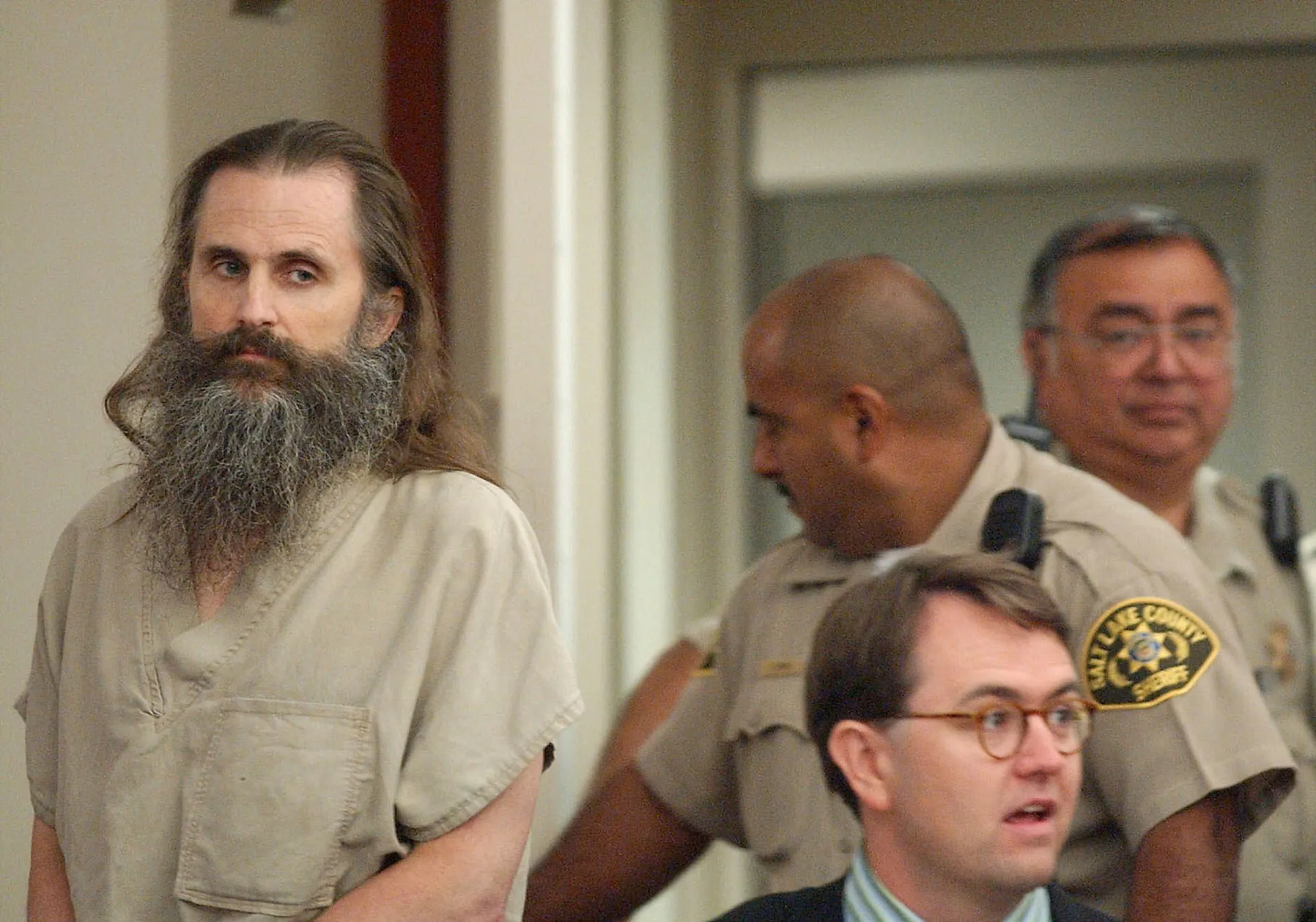 Foto de identificação policial de Brian David Mitchell, o sequestrador de Elizabeth Smart.