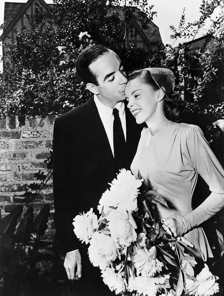 Judy Garland e Vincent Minnelli em um momento do casamento, que durou seis anos.