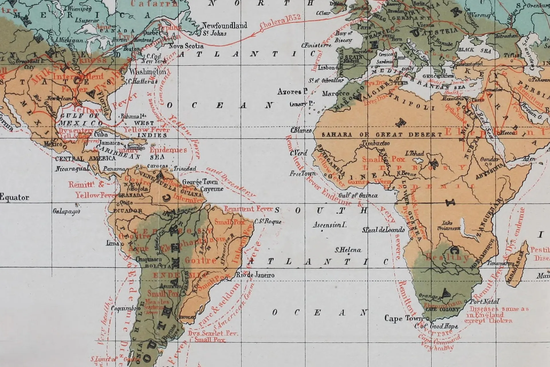 Mapa-múndi com destaque para as regiões do Sul da Ásia, América Latina e África, as mais afetadas.