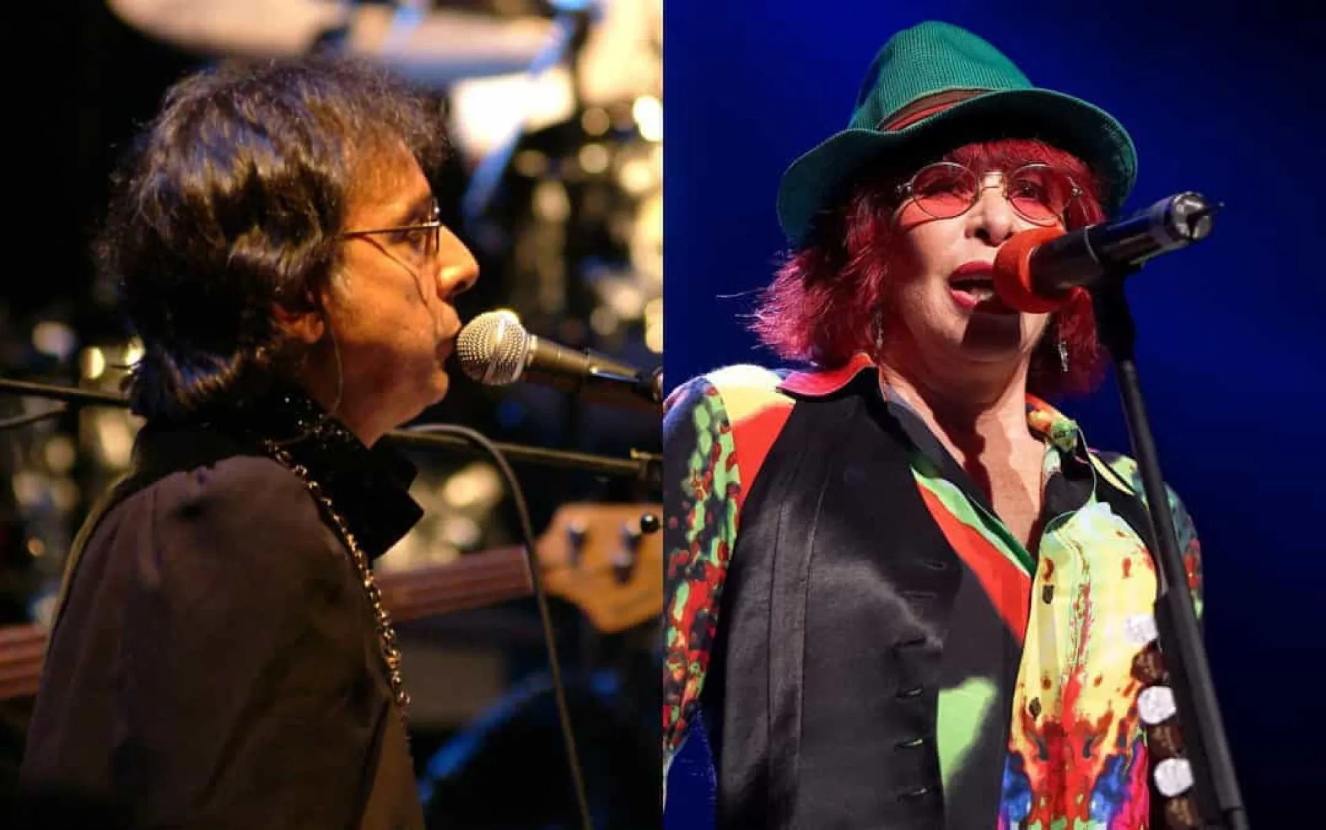 Rita Lee e Arnaldo Baptista jovens, na época da banda Os Mutantes.